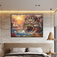 Load image into Gallery viewer, AB Diamond Painting - Full Round - seaside town (70*50CM)
