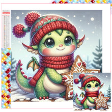 Load image into Gallery viewer, Diamond Painting - Full Square - little dragon man (30*30CM)
