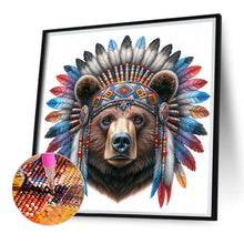 Load image into Gallery viewer, Diamond Painting - Full Square - indian bear (30*30CM)
