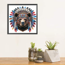 Load image into Gallery viewer, Diamond Painting - Full Square - indian bear (30*30CM)
