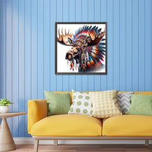 Load image into Gallery viewer, Diamond Painting - Full Square - indian elk (30*30CM)
