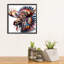 Load image into Gallery viewer, Diamond Painting - Full Square - indian elk (30*30CM)

