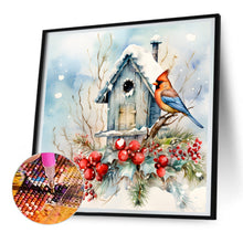 Load image into Gallery viewer, Diamond Painting - Full Round - winter snow bird (30*30CM)

