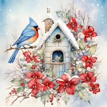 Load image into Gallery viewer, Diamond Painting - Full Round - winter snow bird (30*30CM)
