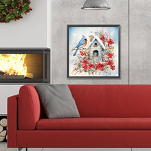Load image into Gallery viewer, Diamond Painting - Full Round - winter snow bird (30*30CM)
