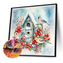 Load image into Gallery viewer, Diamond Painting - Full Round - winter snow bird (30*30CM)
