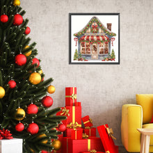 Load image into Gallery viewer, Diamond Painting - Partial Special Shaped - Christmas shop (25*25CM)
