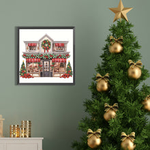 Load image into Gallery viewer, Diamond Painting - Partial Special Shaped - Christmas shop (25*25CM)
