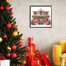 Load image into Gallery viewer, Diamond Painting - Partial Special Shaped - Christmas shop (25*25CM)
