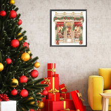 Load image into Gallery viewer, Diamond Painting - Partial Special Shaped - Christmas shop (25*25CM)

