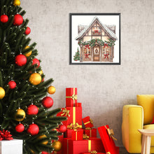 Load image into Gallery viewer, Diamond Painting - Partial Special Shaped - Christmas shop (25*25CM)
