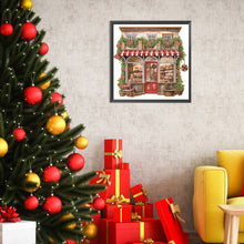 Load image into Gallery viewer, Diamond Painting - Partial Special Shaped - Christmas shop (25*25CM)
