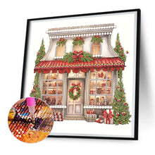 Load image into Gallery viewer, Diamond Painting - Partial Special Shaped - Christmas shop (25*25CM)

