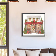 Load image into Gallery viewer, Diamond Painting - Partial Special Shaped - Christmas shop (25*25CM)
