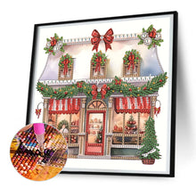 Load image into Gallery viewer, Diamond Painting - Partial Special Shaped - Christmas shop (25*25CM)
