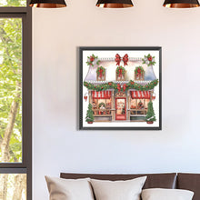 Load image into Gallery viewer, Diamond Painting - Partial Special Shaped - Christmas shop (25*25CM)
