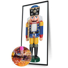 Load image into Gallery viewer, Diamond Painting - Partial Special Shaped - Christmas Nutcracker (30*60CM)
