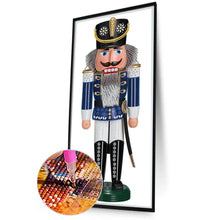 Load image into Gallery viewer, Diamond Painting - Partial Special Shaped - Christmas Nutcracker (30*60CM)
