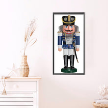 Load image into Gallery viewer, Diamond Painting - Partial Special Shaped - Christmas Nutcracker (30*60CM)
