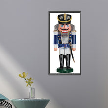 Load image into Gallery viewer, Diamond Painting - Partial Special Shaped - Christmas Nutcracker (30*60CM)
