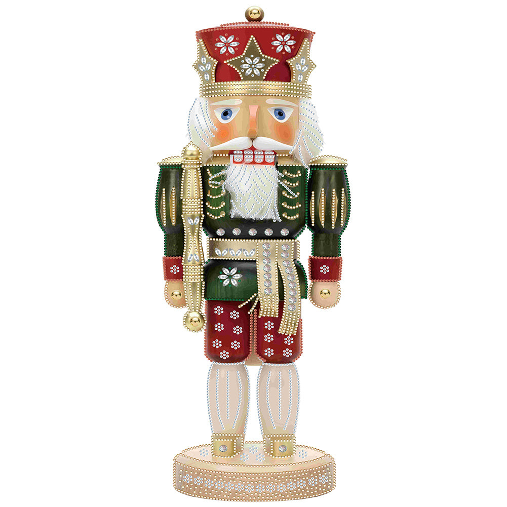 Diamond Painting - Partial Special Shaped - Christmas Nutcracker (30*60CM)