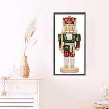 Load image into Gallery viewer, Diamond Painting - Partial Special Shaped - Christmas Nutcracker (30*60CM)
