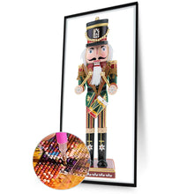 Load image into Gallery viewer, Diamond Painting - Partial Special Shaped - Christmas Nutcracker (30*60CM)
