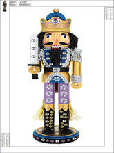 Load image into Gallery viewer, Diamond Painting - Partial Special Shaped - Christmas Nutcracker (30*60CM)
