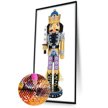 Load image into Gallery viewer, Diamond Painting - Partial Special Shaped - Christmas Nutcracker (30*60CM)
