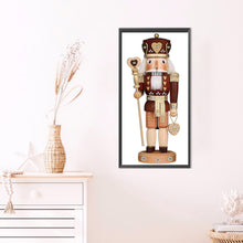 Load image into Gallery viewer, Diamond Painting - Partial Special Shaped - Christmas Nutcracker (30*60CM)
