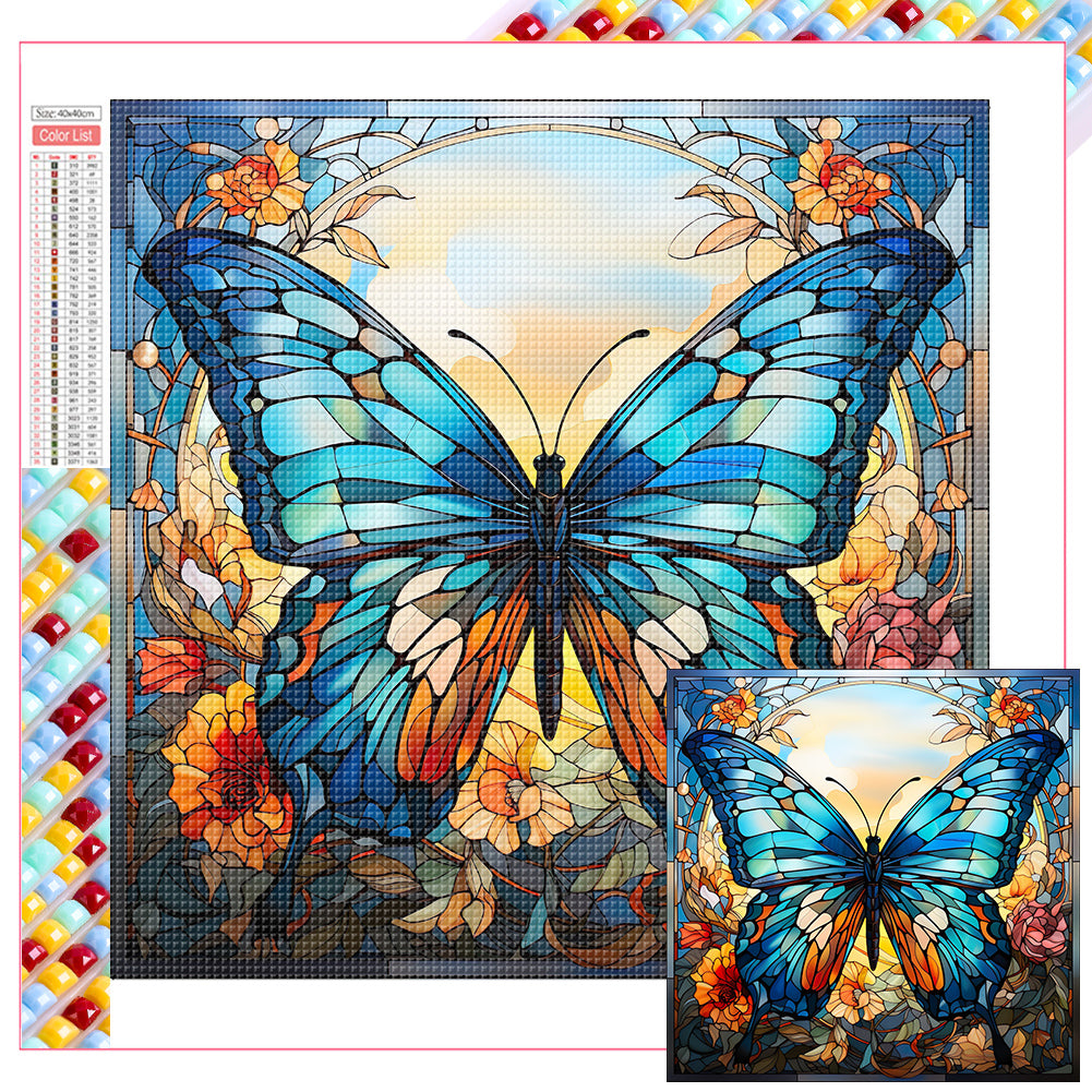 Diamond Painting - Full Square - Butterfly (40*40CM)