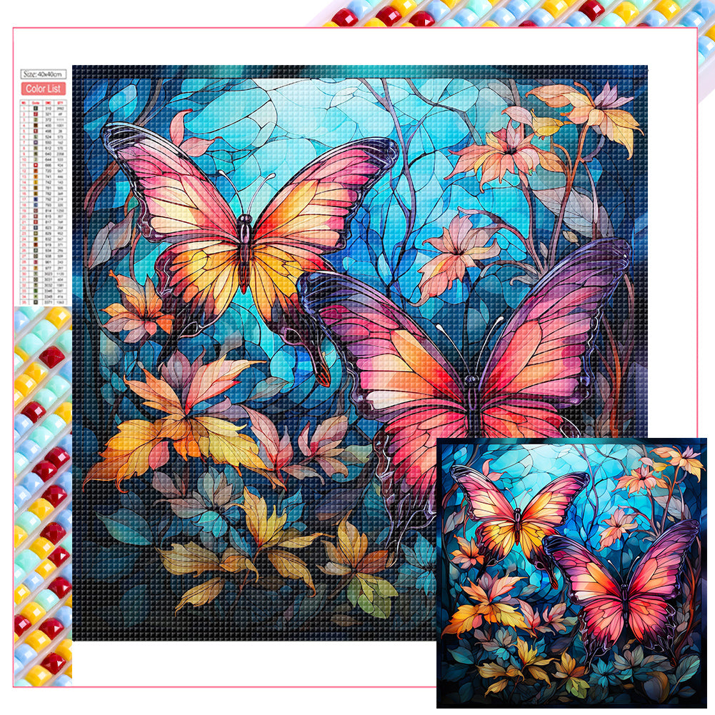 Diamond Painting - Full Square - Butterfly (40*40CM)