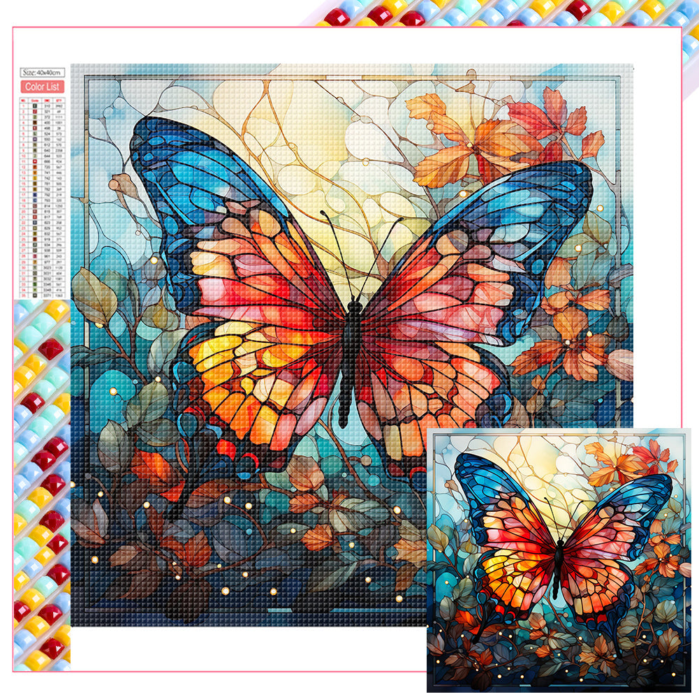 Diamond Painting - Full Square - Butterfly (40*40CM)