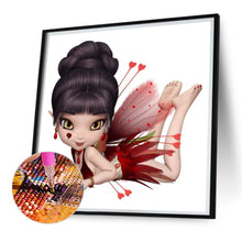 Load image into Gallery viewer, Diamond Painting - Full Square - butterfly girl (30*30CM)
