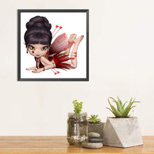 Load image into Gallery viewer, Diamond Painting - Full Square - butterfly girl (30*30CM)
