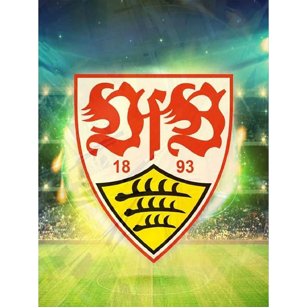 Diamond Painting - Full Round - Stuttgart flag (30*40CM)