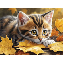 Load image into Gallery viewer, Diamond Painting - Full Square - cat (40*30CM)
