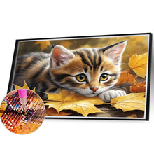 Load image into Gallery viewer, Diamond Painting - Full Square - cat (40*30CM)
