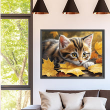 Load image into Gallery viewer, Diamond Painting - Full Square - cat (40*30CM)
