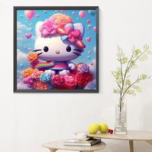 Load image into Gallery viewer, Diamond Painting - Full Round - hello kitty (30*30CM)
