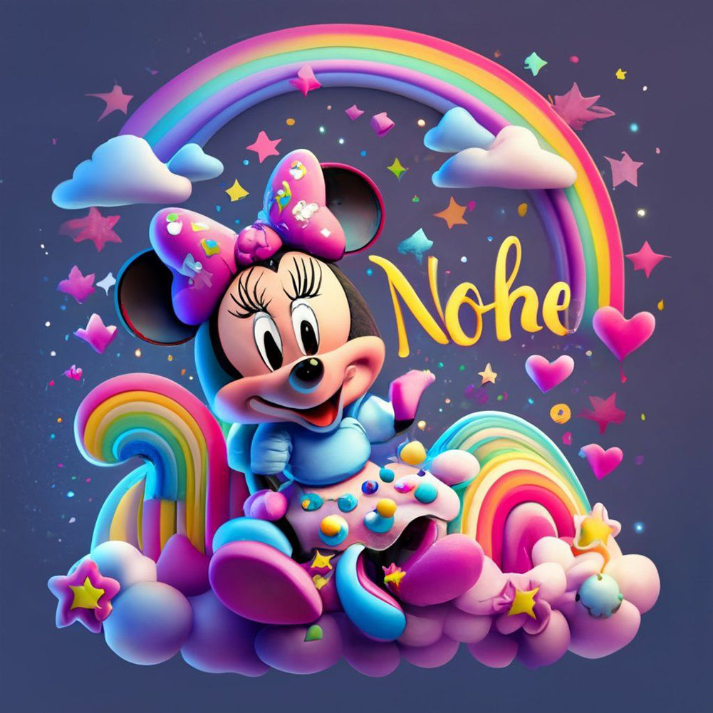 Diamond Painting - Full Round - Mickey Mouse (30*30CM)