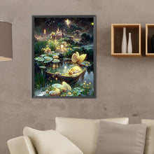 Load image into Gallery viewer, Diamond Painting - Full Round - Dreamy scenery on the lake (30*40CM)
