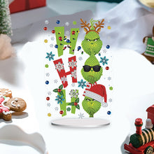 Load image into Gallery viewer, Acrylic Grinch Round+Special Shape Diamond Painting Tabletop Ornaments Kit (#2)
