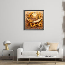 Load image into Gallery viewer, AB Diamond Painting - Full Square - Sunflower and straw hat (40*40CM)
