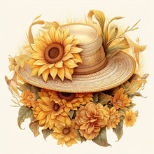 Load image into Gallery viewer, AB Diamond Painting - Full Square - Sunflower and straw hat (40*40CM)
