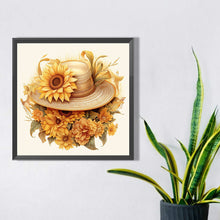 Load image into Gallery viewer, AB Diamond Painting - Full Square - Sunflower and straw hat (40*40CM)
