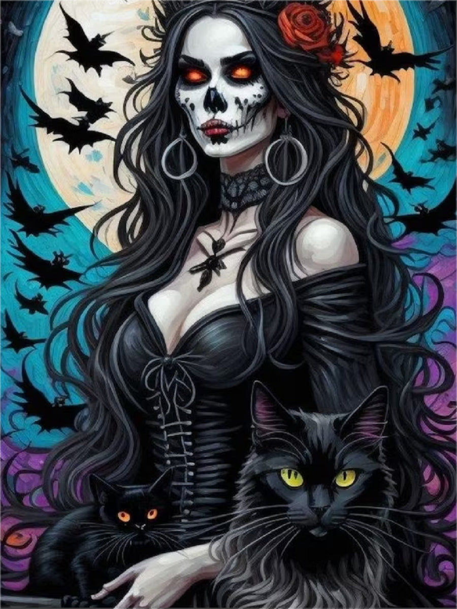 Diamond Painting - Full Round - ghost woman (40*50CM)