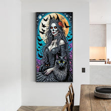 Load image into Gallery viewer, Diamond Painting - Full Round - Dark Skeleton Queen (40*70CM)
