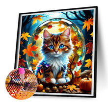 Load image into Gallery viewer, Diamond Painting - Full Round - cat (30*30CM)
