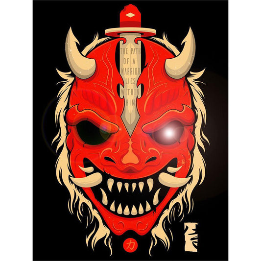 Diamond Painting - Full Round - ghost face (30*40CM)